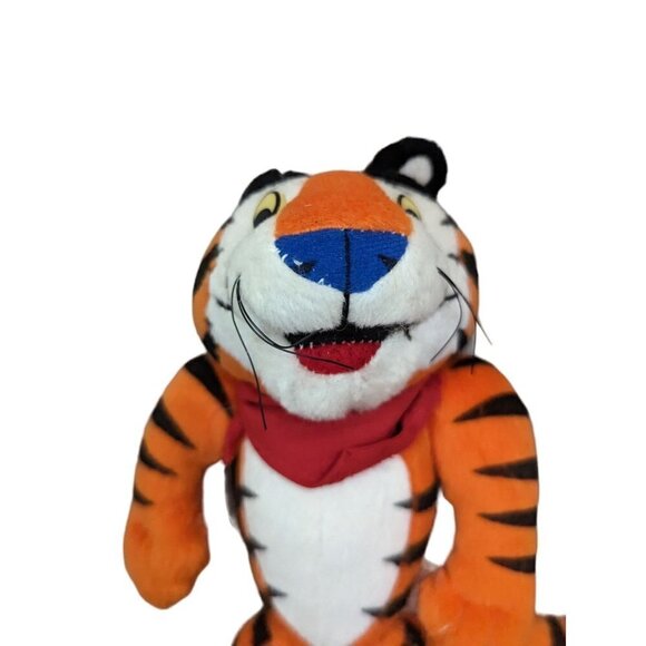 Vintage Kellogg's Frosted Flakes Tony the tiger 8" plush stuffed animal toy 1997 - Picture 2 of 8